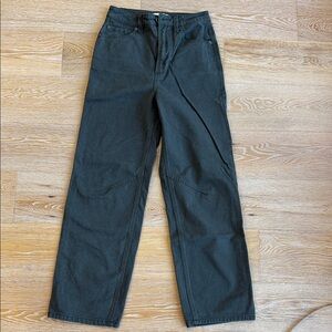 Merilee 5 Pocket Jean Dark Green Rowan Straight-Leg Jeans